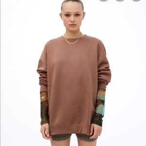 Zara oversized sweatshirt